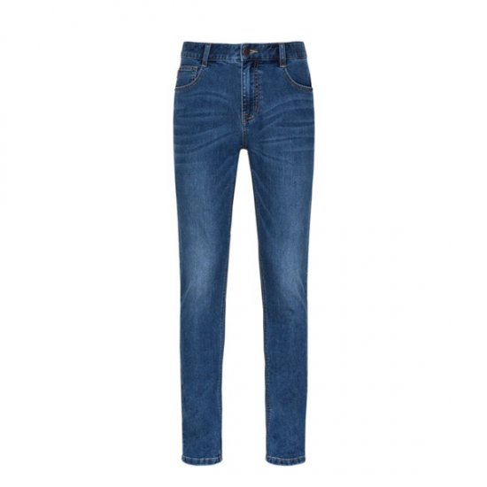 Men Cotton Slim Pants Retro Youth Soft Casual Jeans