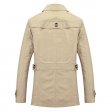 Slim Business Overcoat Male Casual Winter Work Trench Outwear Coat